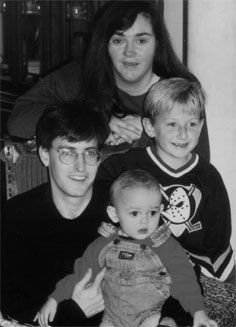 Pete's family 1996