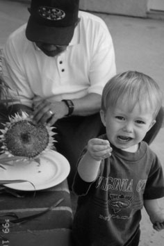 Austin showing seeds, 1999
