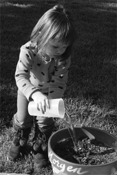 Morgen watering, 04-04-08